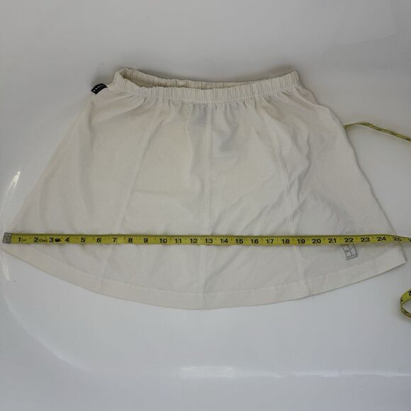 RARE VINTAGE Y2K Nike Alpha Project White Tennis Skirt Mini 5-Dot Logo S - Picture 10 of 11